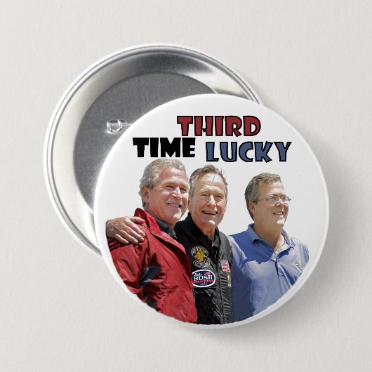 Bush-Dynastie Button (Vorne & Hinten)