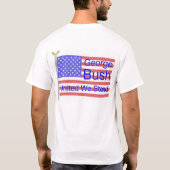 Bush-Flagge T-Shirt (Rückseite)