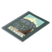 Bush Flugzeug & Fischen - Katmai, Alaska Notizblock (Linke Seite)