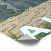 Bush Flugzeug & Fischerei - Dawson, Alaska Poster (Ecke)