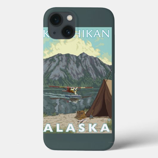 Bush Flugzeug & Fischerei - Ketchikan, Alaska Case-Mate iPhone Hülle (Rückseite)