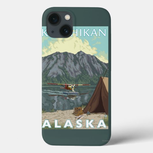 Bush Flugzeug & Fischerei - Ketchikan, Alaska Case-Mate iPhone Hülle (Rückseite)