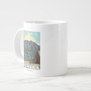 Bush Flugzeug & Fischerei - Sitka, Alaska Jumbo-Tasse