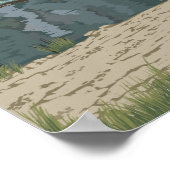 Bush Flugzeug & Fischerei - Wyoming Poster (Ecke)