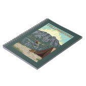 Bush Flugzeug & Fischerei - Yellowstone National Notizblock (Linke Seite)