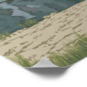 Bush Flugzeug Fishing Colorado Poster (Ecke)