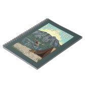 Bush Flugzeug & Fishing - Glacier National Park, M Notizblock (Linke Seite)