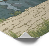 Bush Flugzeug FishingSouth Dakota Poster (Ecke)