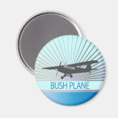 Bush Flugzeug Magnet (Vorderseite/Rückseite)