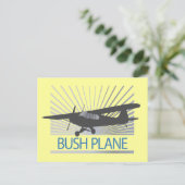 Bush Flugzeug Postkarte (Stehend Vorderseite)