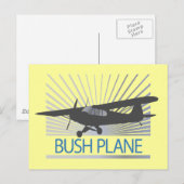 Bush Flugzeug Postkarte (Vorne/Hinten)