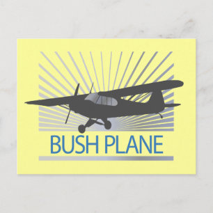 Bush Flugzeug Postkarte