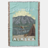 Bush-Flugzeug u. Fischen - Cordova, Alaska Decke (Vorderseite Vertikal)