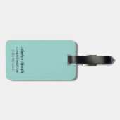 Bush-Flugzeug u. Fischen - Cordova, Alaska Gepäckanhänger (Rückseite horizontal)