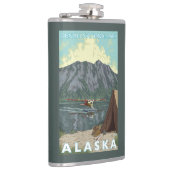 Bush-Flugzeug u. Fischen - Denali Nationalpark, Flachmann (Rechts)