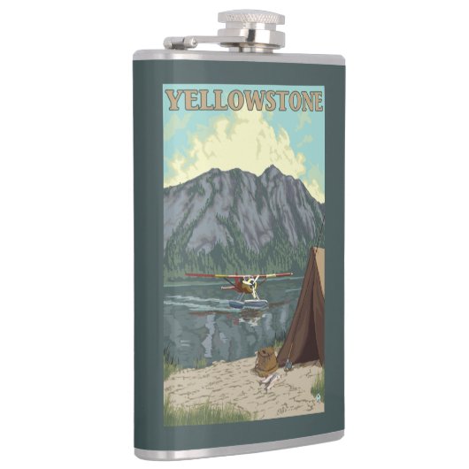 Bush-Flugzeug u. Fischen - Flachmann (Rechts)