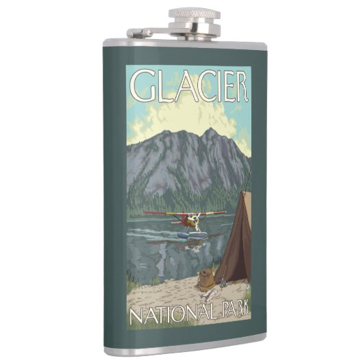 Bush-Flugzeug u. Fischen - Gletscher-Nationalpark, Flachmann (Rechts)