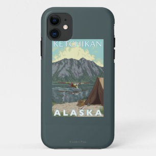 Bush-Flugzeug u. Fischen - Ketchikan, Alaska Case-Mate iPhone Hülle