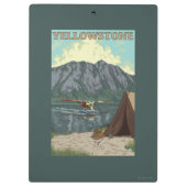 Bush-Flugzeug u. Fischen - Klemmbrett (Rückseite)