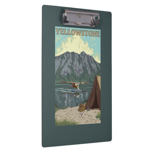 Bush-Flugzeug u. Fischen - Klemmbrett (Rechts)