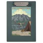 Bush-Flugzeug u. Fischen - Klemmbrett (Vorderseite)