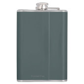 Bush-Flugzeug u. Fischen - Seward, Alaska Flachmann (Rückseite)