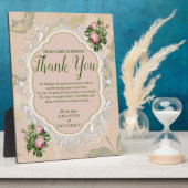 Bush Garden Grüntöne - Soft Pink Roses Fotoplatte (Seite)