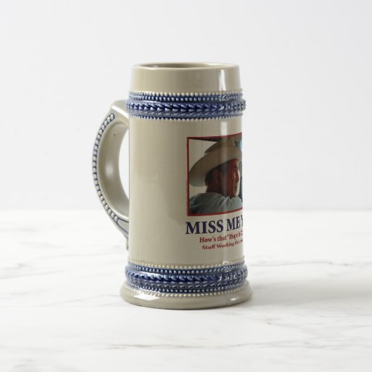 BUSH-HAT BIERGLAS (Vorderseite Links)