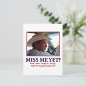 BUSH-HAT POSTKARTE (Stehend Vorderseite)