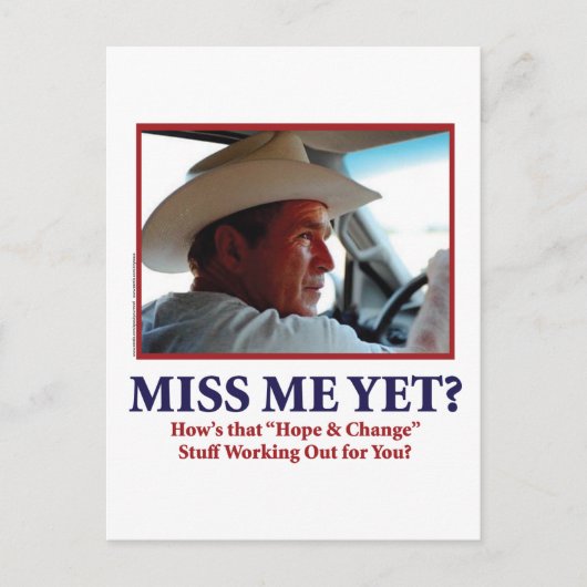 BUSH-HAT POSTKARTE (Vorderseite)