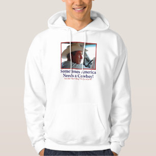 BUSH-HAT.-weiß-Cowboy-eps Hoodie