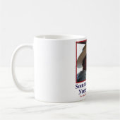 BUSH-HAT. - Weiß-CowboyeNV Kaffeetasse (Links)