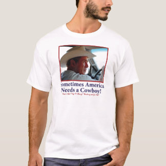 BUSH-HAT. - Weiß-CowboyeNV T-Shirt