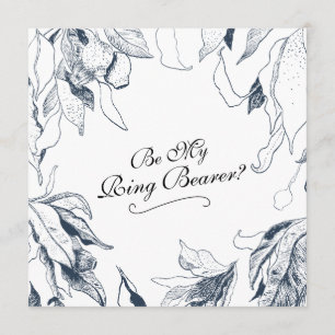 Bush Hochzeit "Seid mein Ringträger?" Einladung