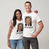 Bush: Ich bin der Decider! mit Bild T-Shirt (Unisex)