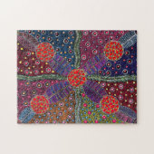 Bush-Pflaumen und traditionelle Körperfarbe Puzzle (Horizontal)