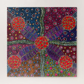 Bush-Pflaumen und traditionelle Körperfarbe Puzzle (Horizontal)