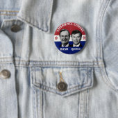 Bush-Quayle-Jugendbild - Knopf Button (Beispiel)