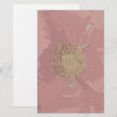 Bush Rose DullPastel Briefpapier (Vorne/Hinten)