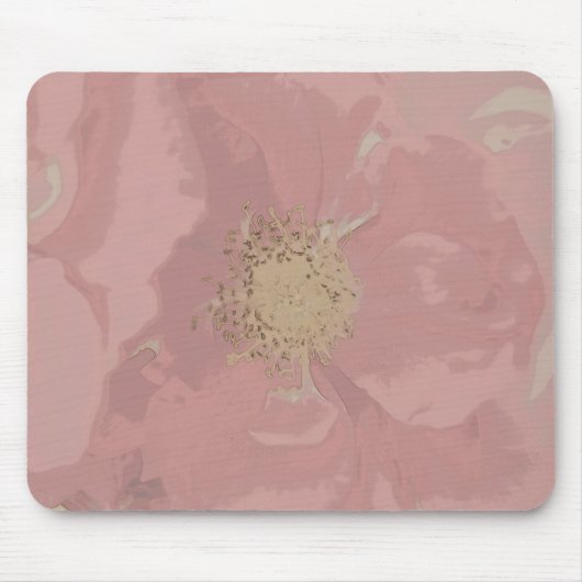 Bush Rose DullPastel Mousepad (Vorne)