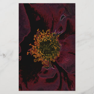 Bush Rose Neon Briefpapier