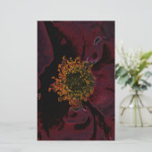 Bush Rose Neon Briefpapier (Stehend Vorderseite)