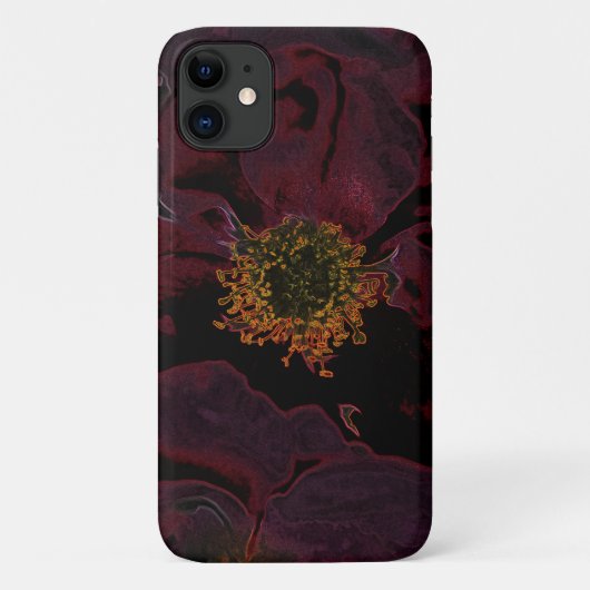 Bush Rose Neon Case-Mate iPhone Hülle (Rückseite)