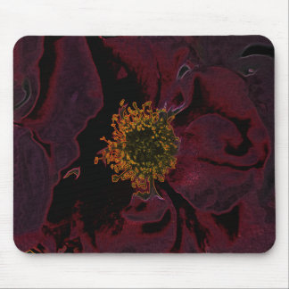 Bush Rose Neon Mousepad