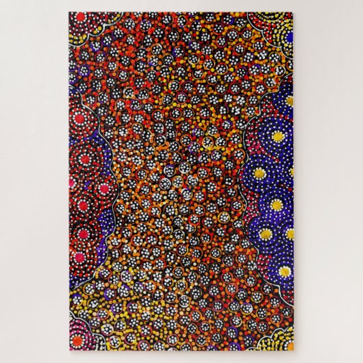 Bush sah Träumen in der Wüste Puzzle (Vertikal)