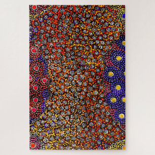 Bush saß beim Träumen in der Wüste Puzzle