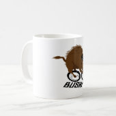 Bush-Schwein-Tasse Kaffeetasse (Vorderseite Links)