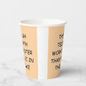 Bush Telegraph Pappbecher (Links)