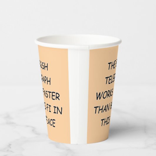 Bush Telegraph Pappbecher (Rechts)