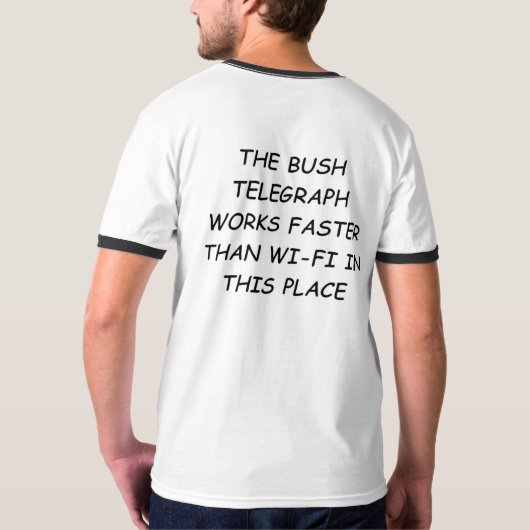 Bush Telegraph T-Shirt (Schwarz voll)